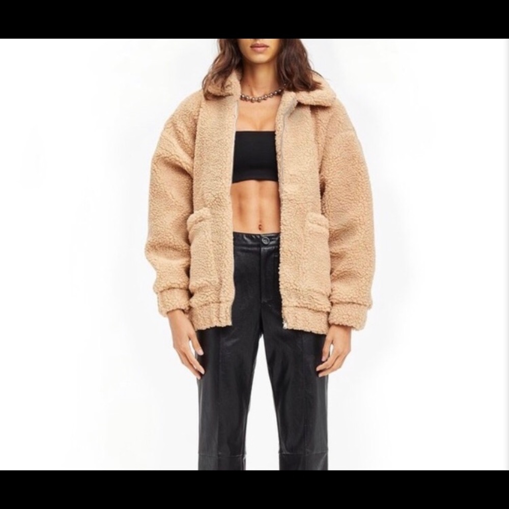 Xs oversized teddy bear coat
